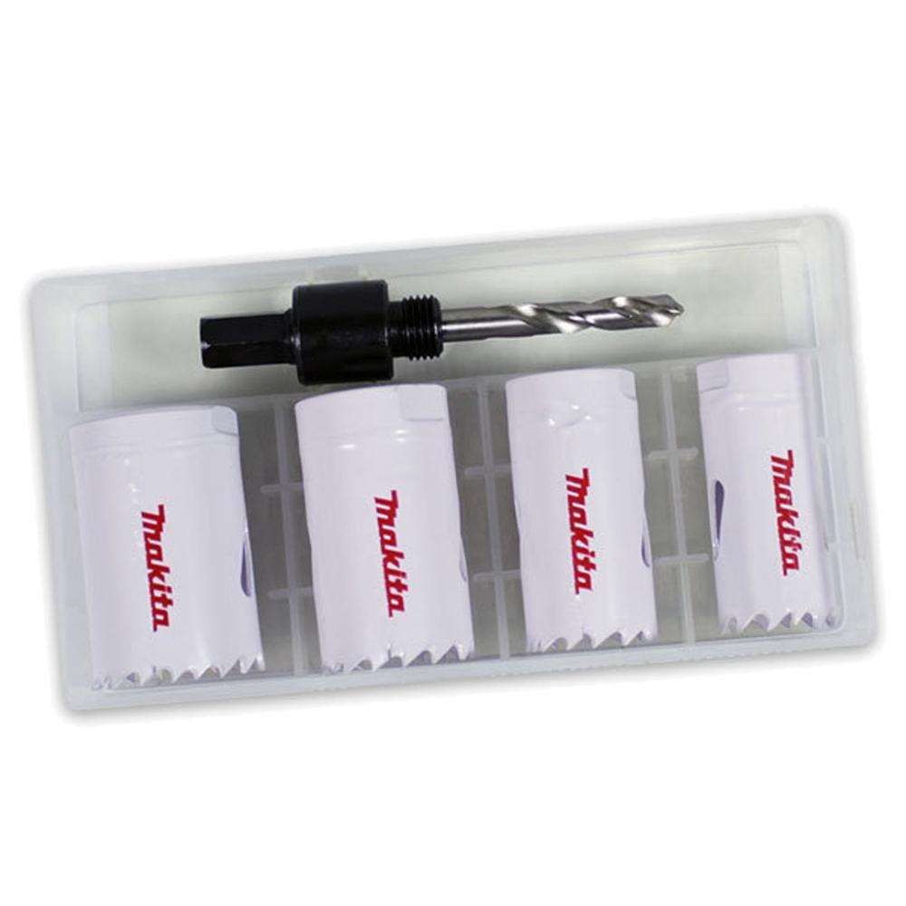 Набір коронок Makita HSS-Bi-Metal 22/25/29/32 мм з перехідником (D-33641)