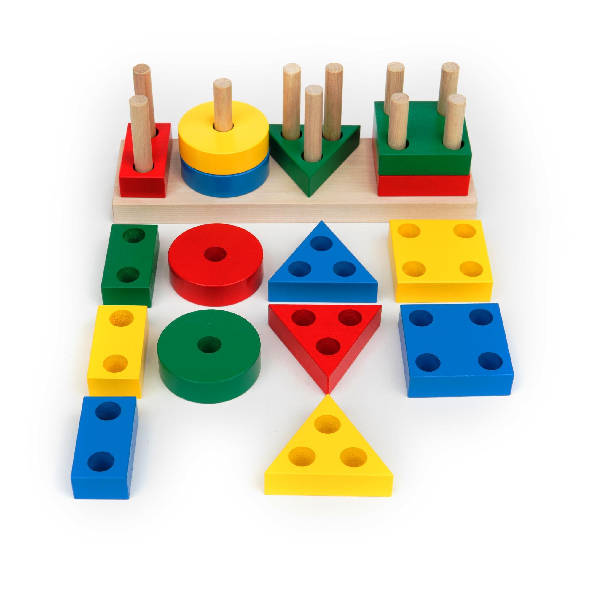 Игрушка для ребенка Пирамидка сортер Гео Классик (63)