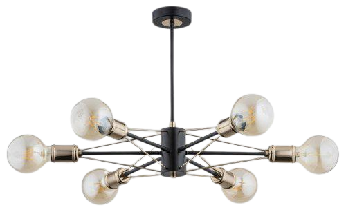 Люстра Alfa Tandem II современная Gold (62151)