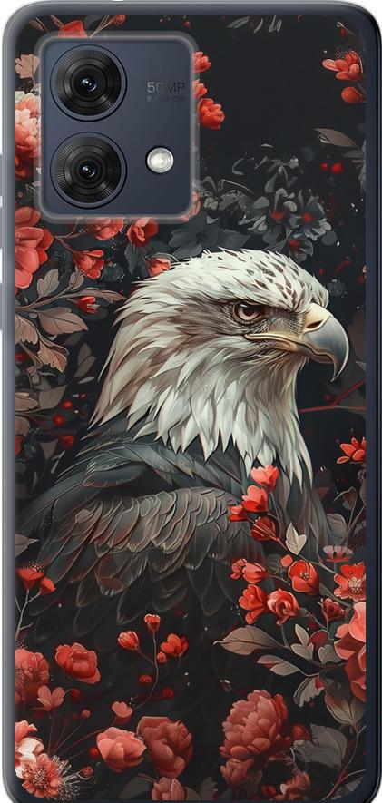 Чехол на Motorola Moto G84 Цветочный страж (6102u-3344-42517)