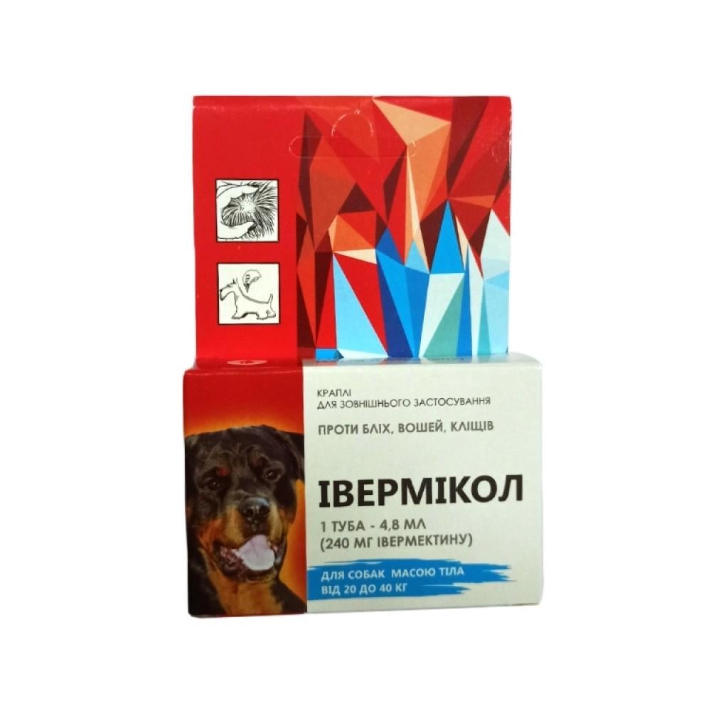Капли для собак Прайд Ивермикол 240 мг Красный (00000002432)