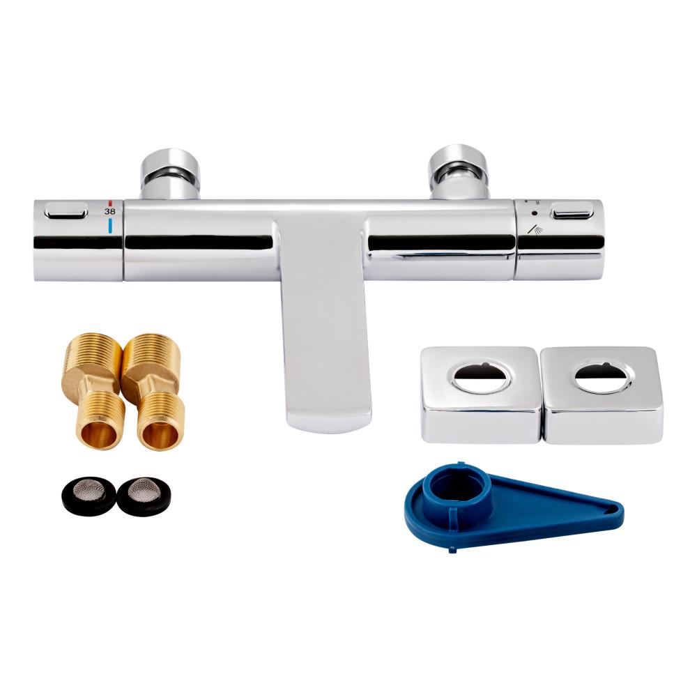 Змішувач для ванни Qtap Votice QVTC30T105GC термостатичний Chrome (2553560473) - фото 8