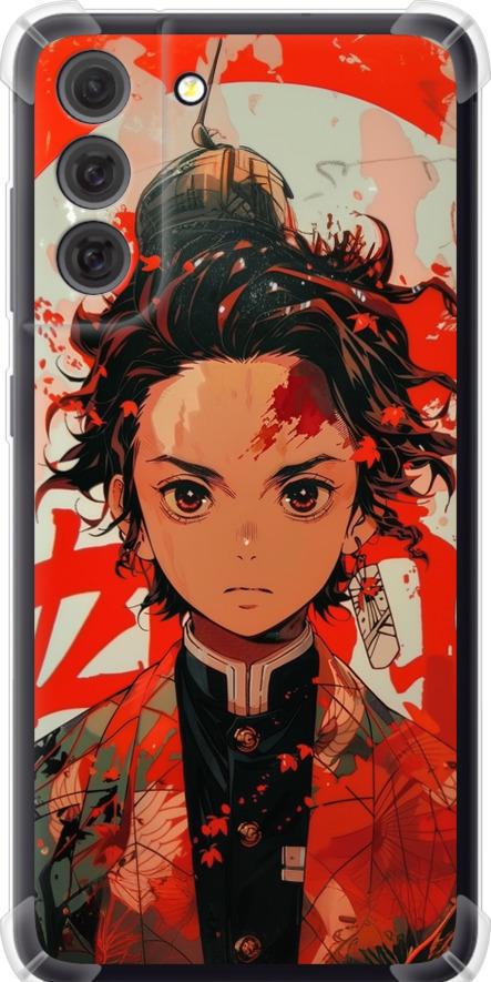 Чехол на Samsung Galaxy S21 FE Тандзиро Камадо (6131sp-2302-42517)