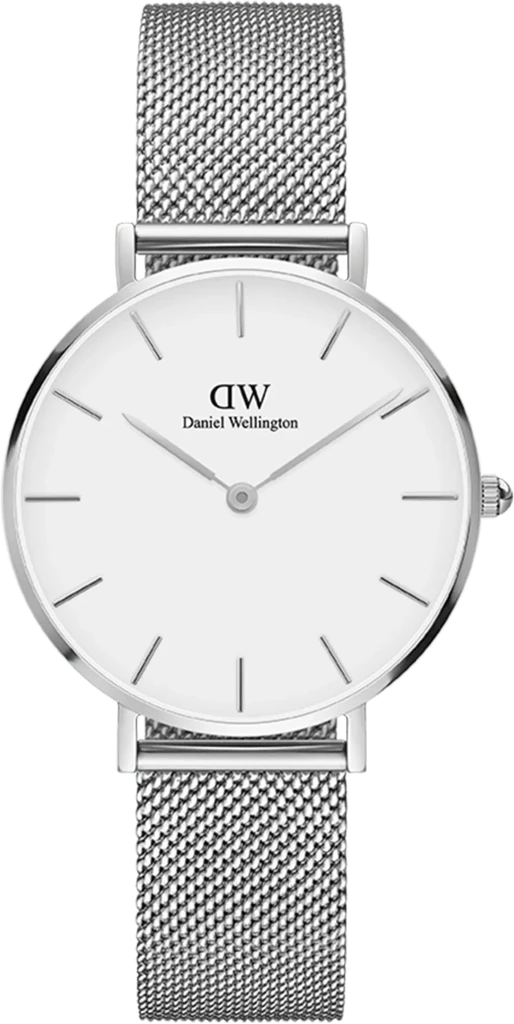 Наручные часы женские Daniel Wellington Petite Sterling DW00100164 со стальным корпусом WR 30 м Белый (3149529149)