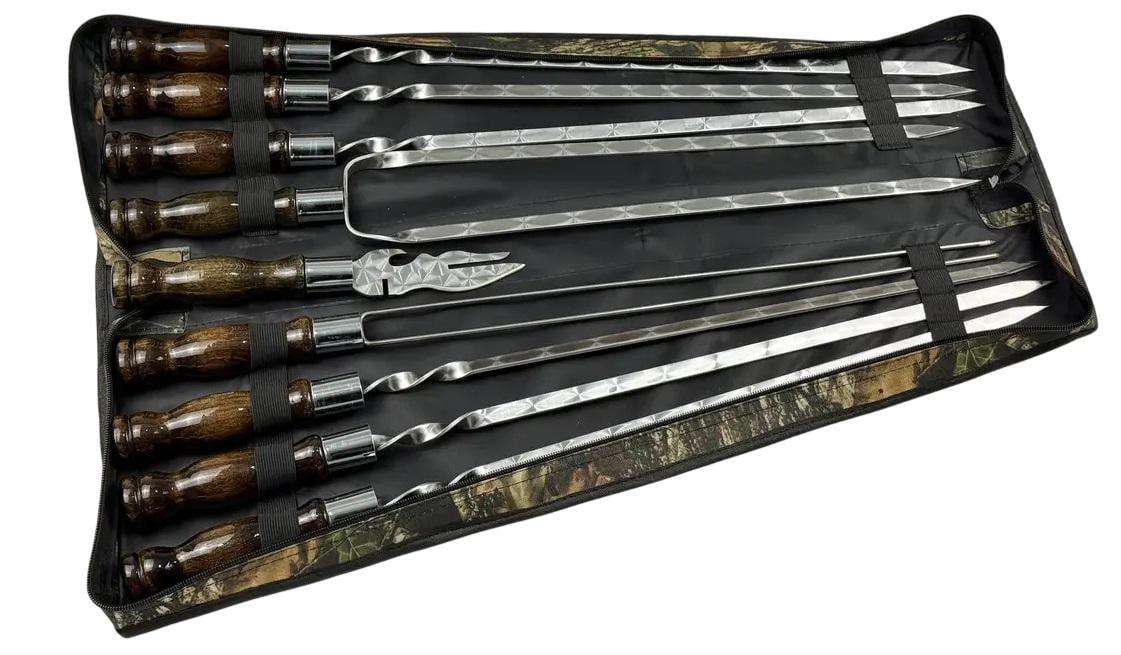 Шашлычный комплект Grill Master ВЕНГЕ Макси 8 пред. Камуфляж (147-10-NB-2308)