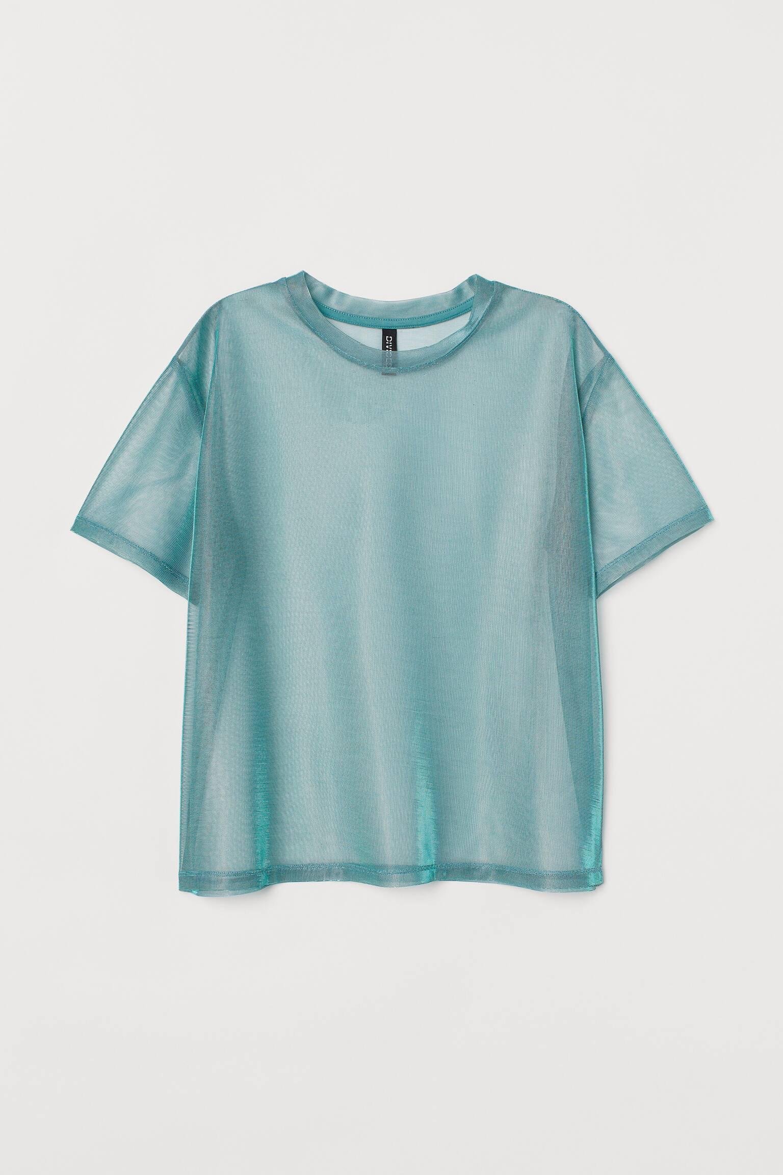 Футболка H&M S Бірюзовий (X1203878502)