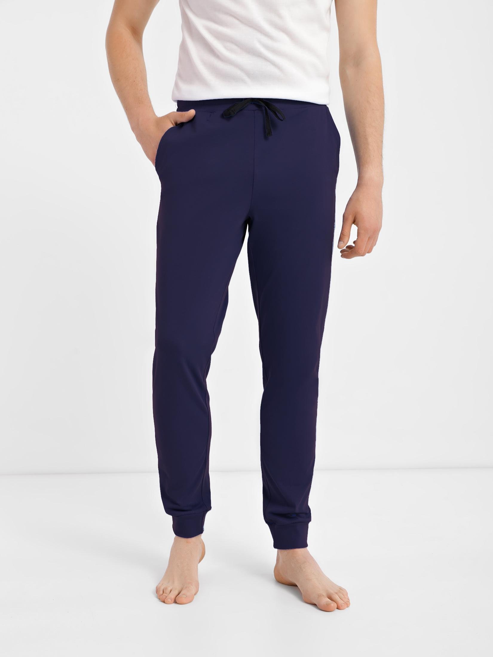 Штаны мужские домашние ROZA 211091 S Вечерний синий (4824005706714)