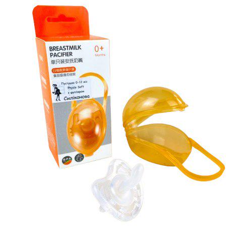Пустушка Mommy Bag Physio Soft ортодонтична силіконова 0-12 міс. з футляром (142582)