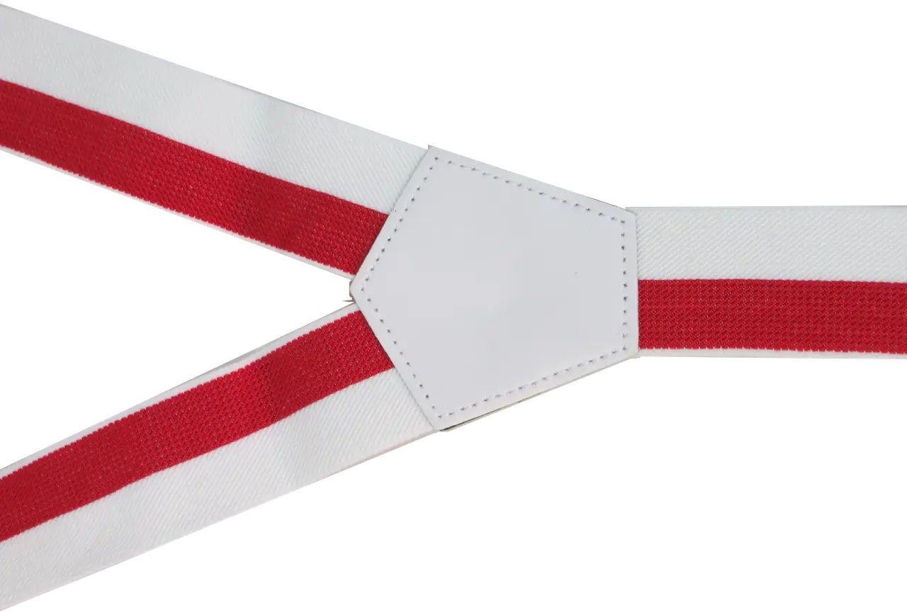 Підтяжки чоловічі широкі Free&Easy Polska для штанів Білий/Червоний (161761) - фото 4 Підтяжки чоловічі широкі Free&Easy Polska для штанів Білий/Червоний (161761) - фото 4