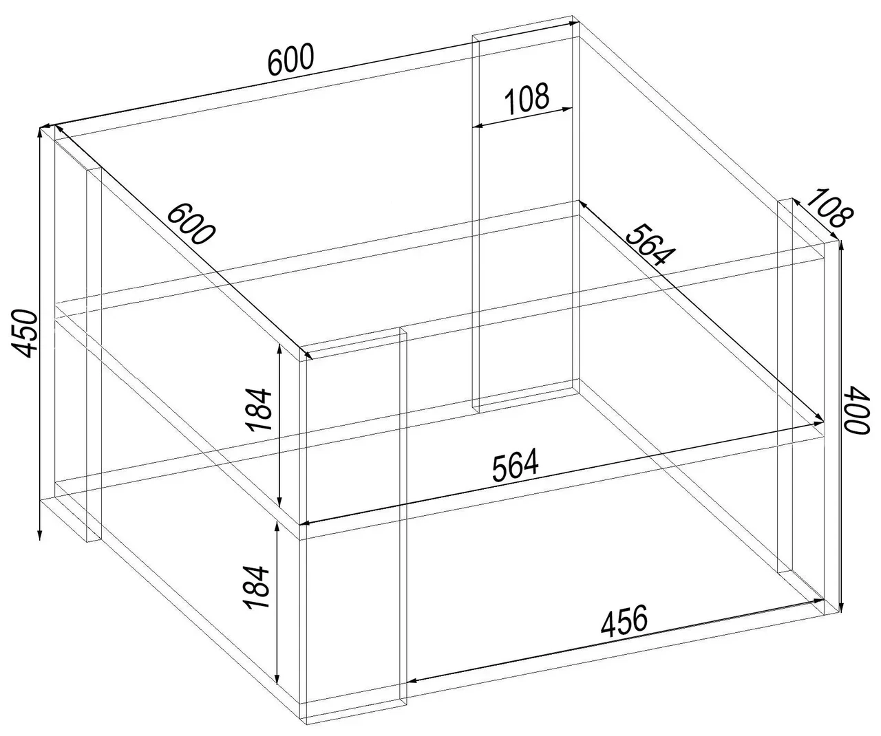 Стіл журнальний на коліщатках Kontinent Kvant №4 60х60х45 см Дуб Сонома (52489754) - фото 4 Стіл журнальний на коліщатках Kontinent Kvant №4 60х60х45 см Дуб Сонома (52489754) - фото 4