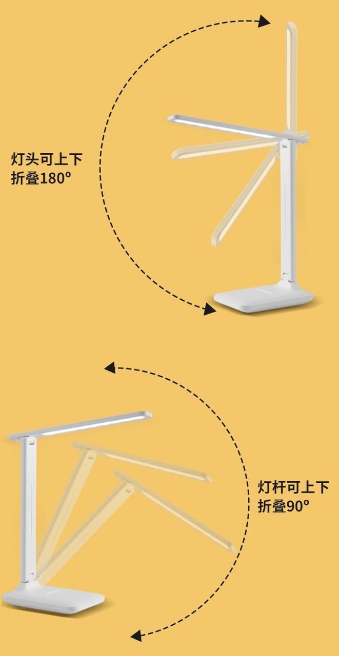 Настольная лампа LED аккумуляторная с подставкой для смартфона Белый (000617) - фото 9 Настольная лампа LED аккумуляторная с подставкой для смартфона Белый (000617) - фото 9