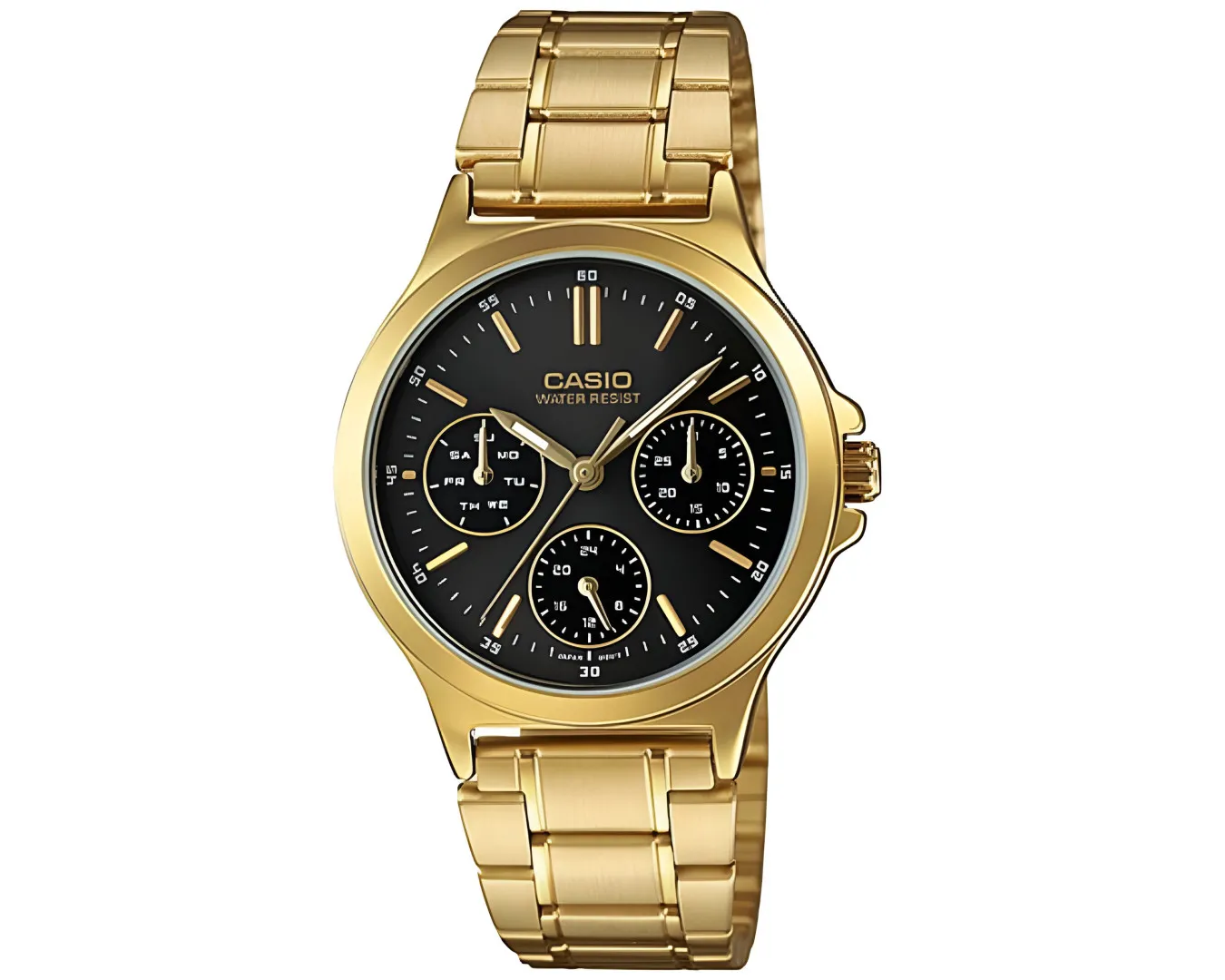 Наручные часы женские Casio LTP-V300G-1AUDF d 33 мм Золотой (2506752901)