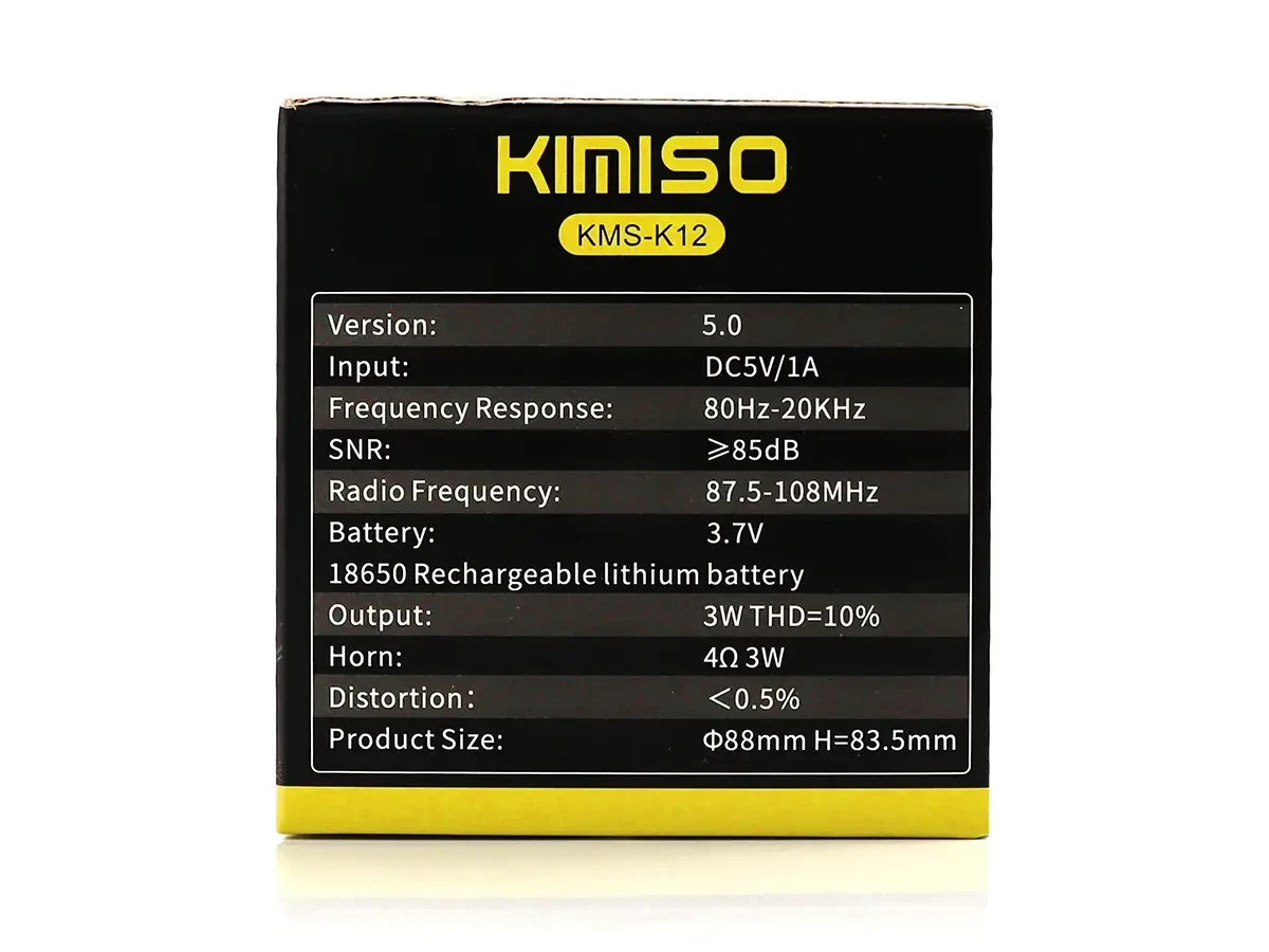 Часы электронные Kimiso kms-k12 мини с Bluetooth/FM/micro USB DC 5 V - фото 7