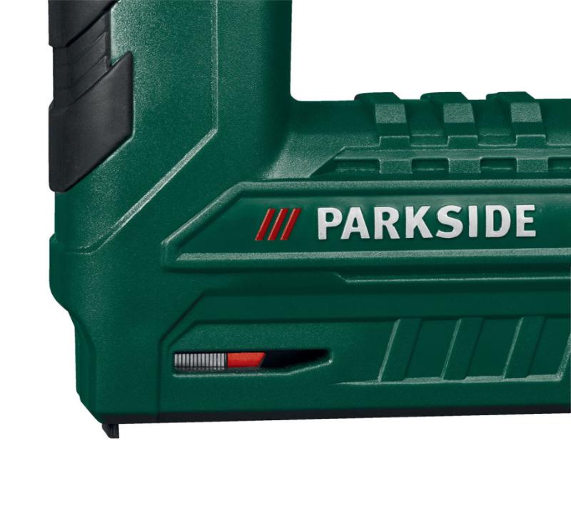 Степлер аккумуляторный Parkside PAT 4 D5 строительный для мебели и отделочных работ - фото 4