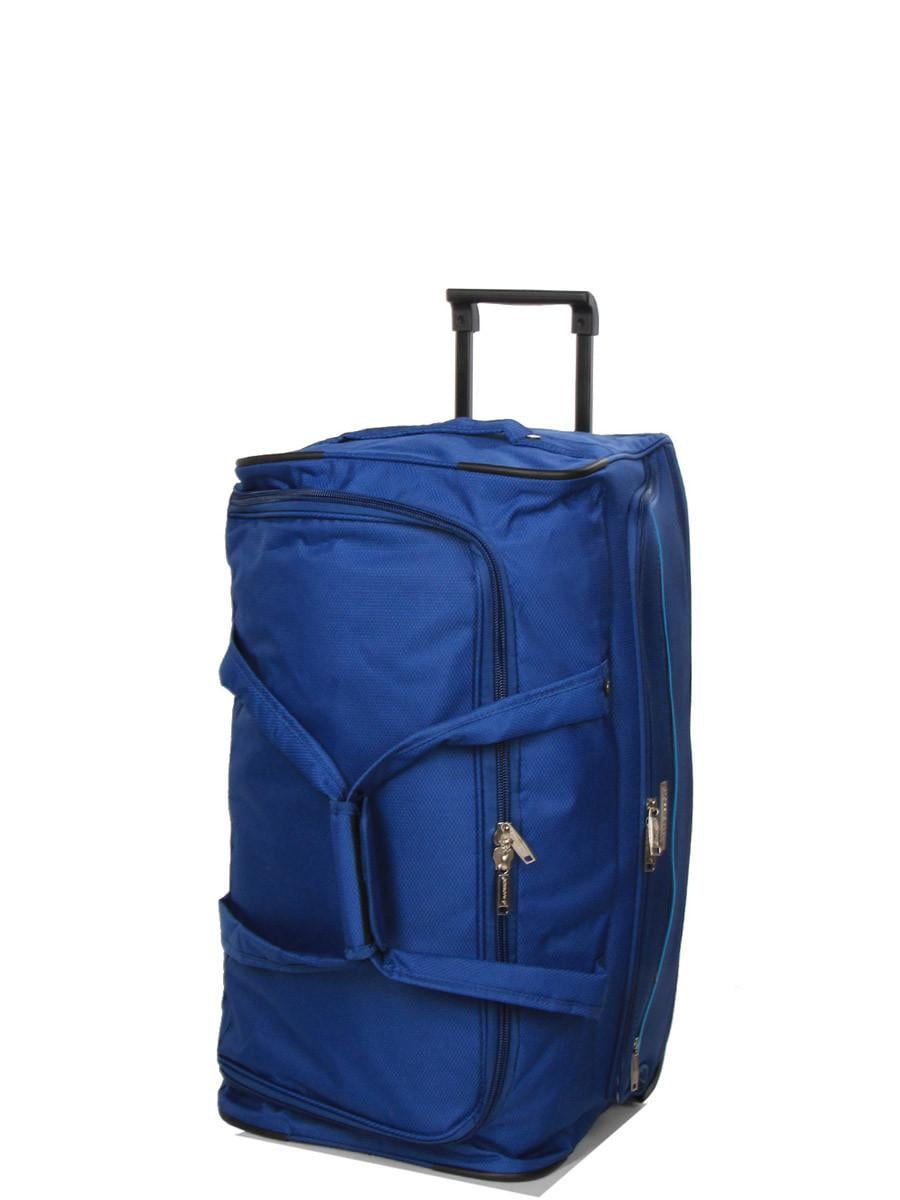 Дорожная сумка на колесах средняя Madisson M 65х30х32 см 59 л 2,5 кг Синий (214-62)