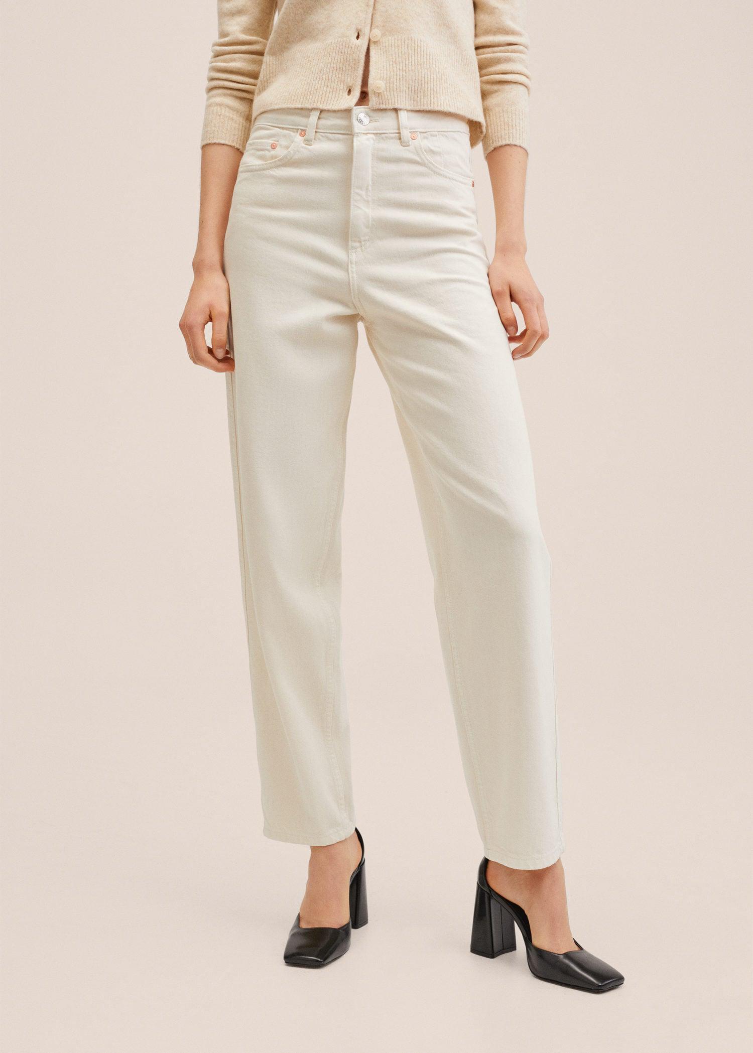 Джинсы женские Mango 27012511 р. 34 Молочный