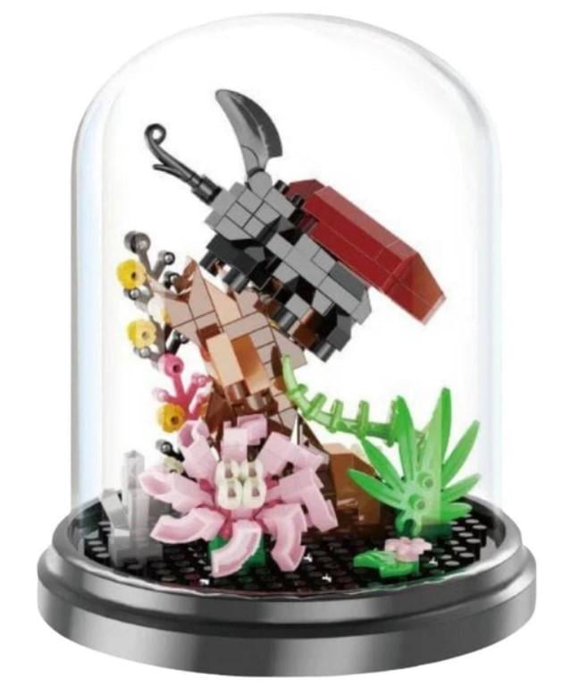 Конструктор Rhinoceros Beetle серия Flower Beetles Жук носорог под куполом 281 деталь (2104619311) Конструктор Rhinoceros Beetle серия Flower Beetles Жук носорог под куполом 281 деталь (2104619311)