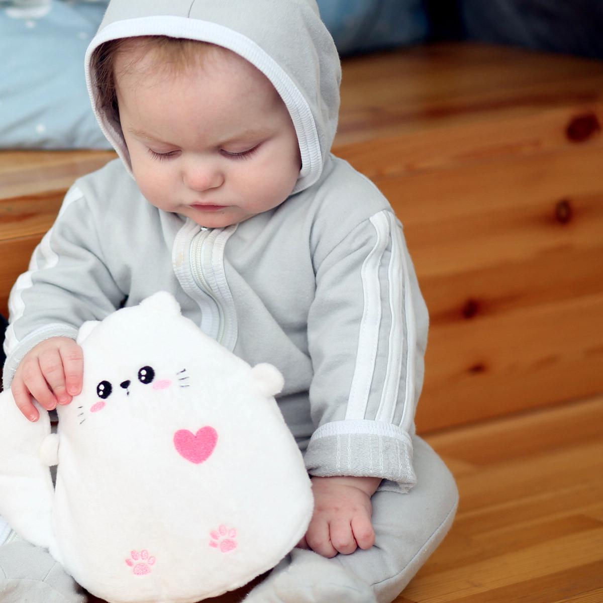 Игрушка-грелка Котик при коликах Белый (1643513736) - фото 2