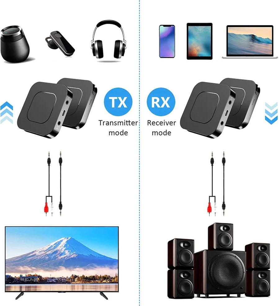 Трансмиттер Bluetooth BT-13 RX/TX Black (37537) - фото 6 Трансмиттер Bluetooth BT-13 RX/TX Black (37537) - фото 6