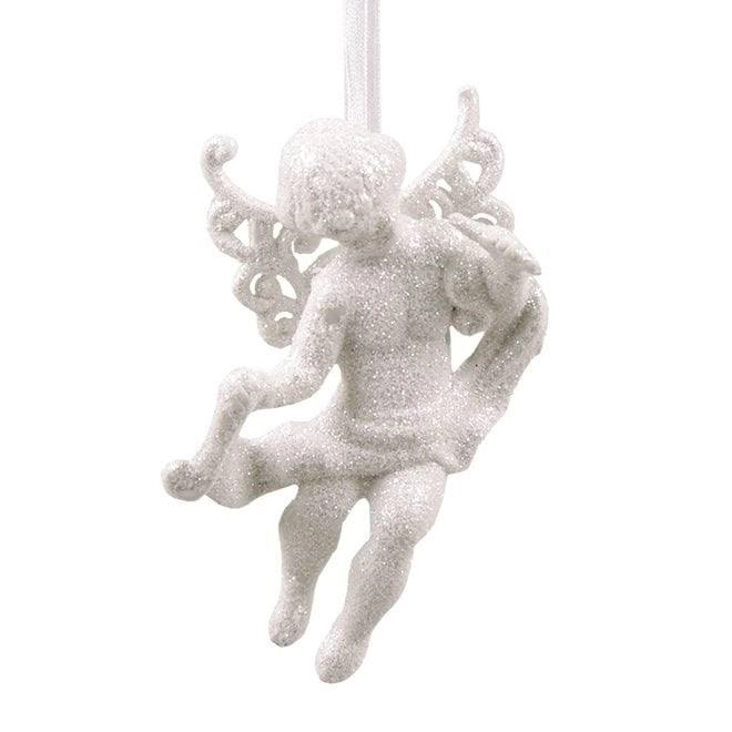 Новогодняя подвеска Ангелык Белый (11300) Новогодняя подвеска Ангелык Белый (11300)