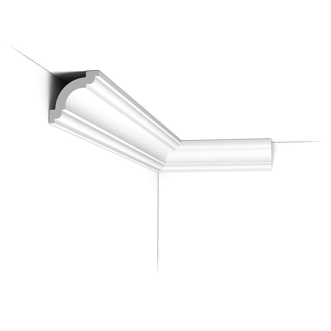 Карниз дюрополимерный Orac Decor CX124 жесткий 49x49x2000 мм (29071316)