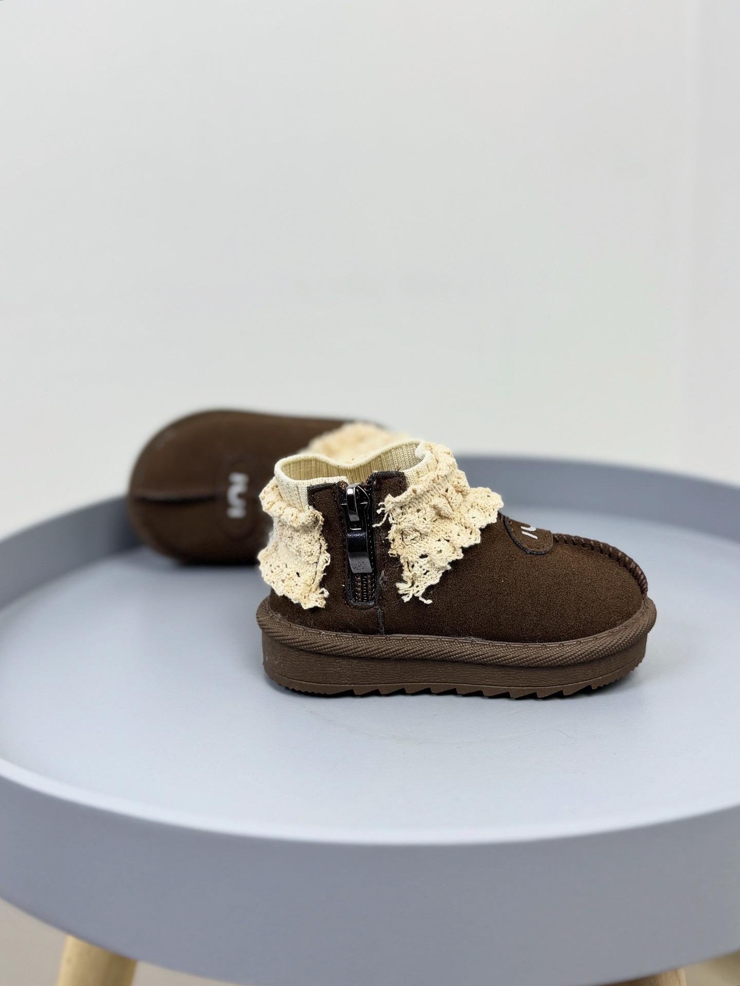 Угги детские зимние 1640 г. 19 Коричневый (30245613) - фото 6 Угги детские зимние 1640 г. 19 Коричневый (30245613) - фото 6