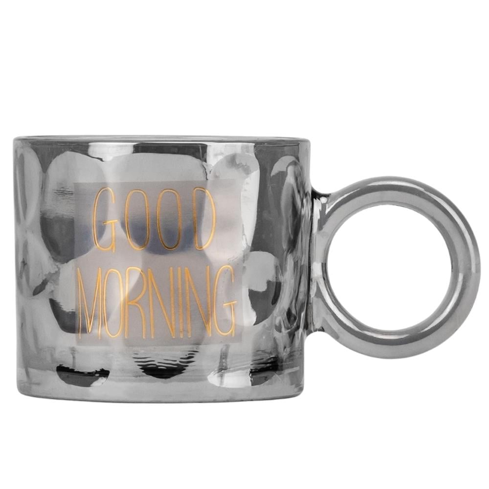 Кружка Доброе утро 270 мл Серый