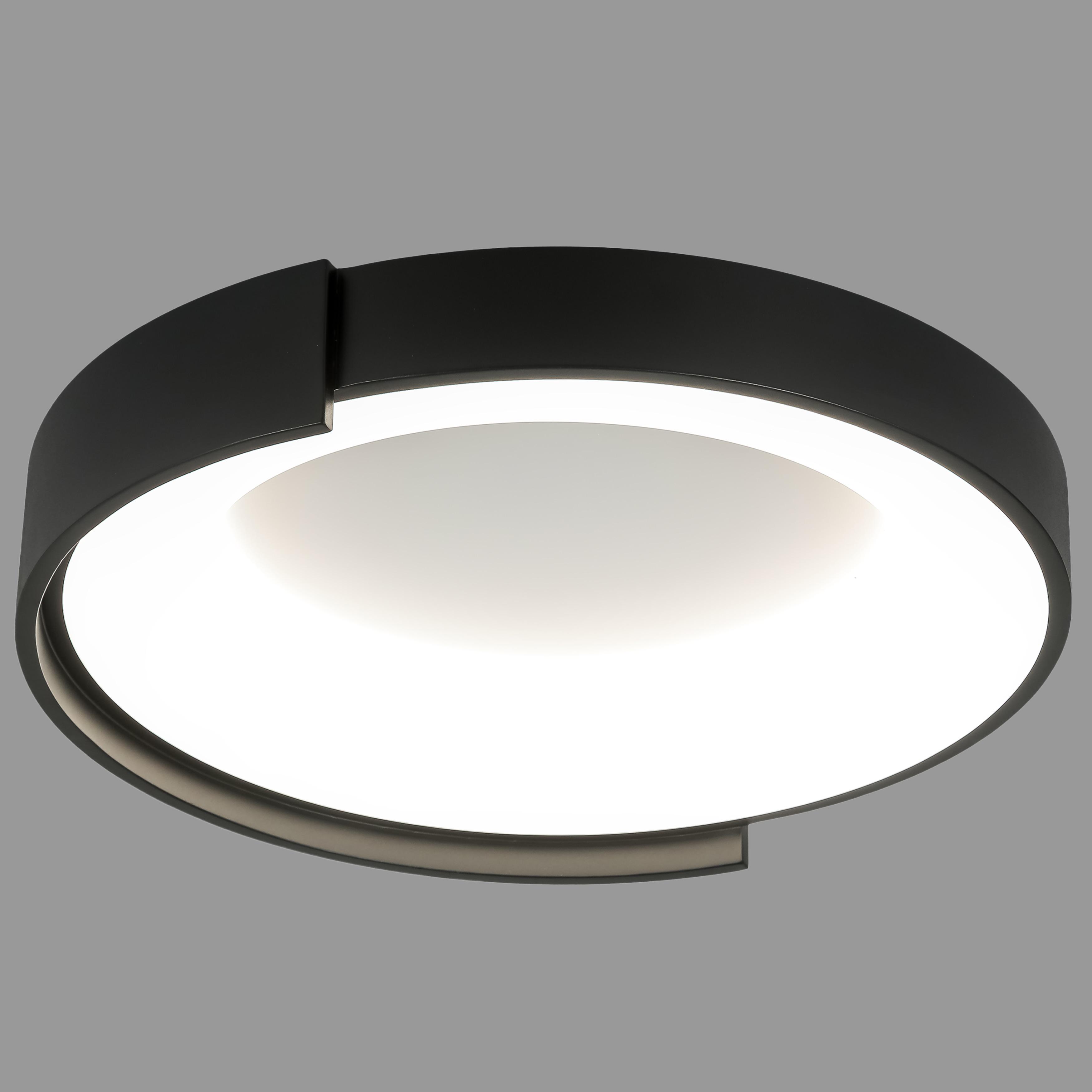 Люстра потолочная Led 74W 50 см Черный (81-C3167 (500) BK)