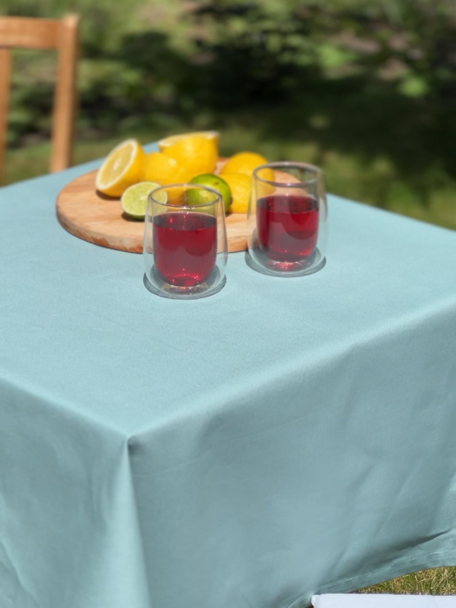 Скатерть однотонная водоотталкивающая Тефлон 180x100 см Тиффани (809-13)