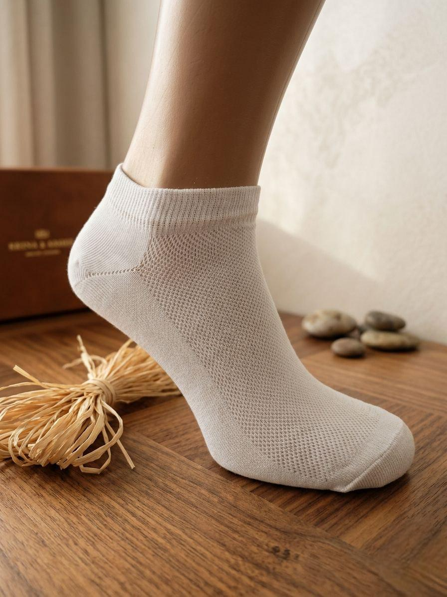 Носки женские летние Queen Sport Короткие р. 36-40 Белый (3613S White)