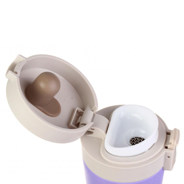 Термокухоль із нержавіючої сталі з фільтром 500 мл Фіолетово-рожевий (1755) - фото 4