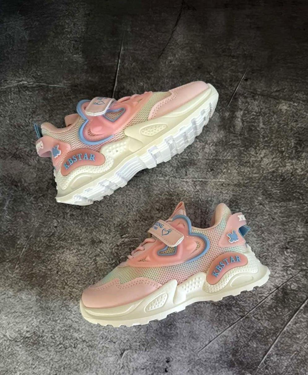 Кроссовки детские Tezaz р. 34 Розовый (3005)