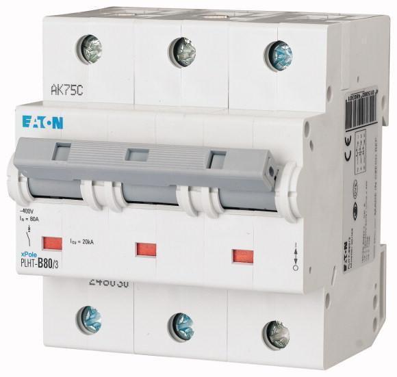 Автоматический выключатель Eaton AZ-3-C80 характеристика-C 3P 80А 20 кА (211801)