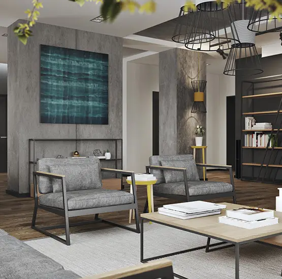 Мягкое кресло Lofty CHILL из металла Серый - фото 3 Мягкое кресло Lofty CHILL из металла Серый - фото 3