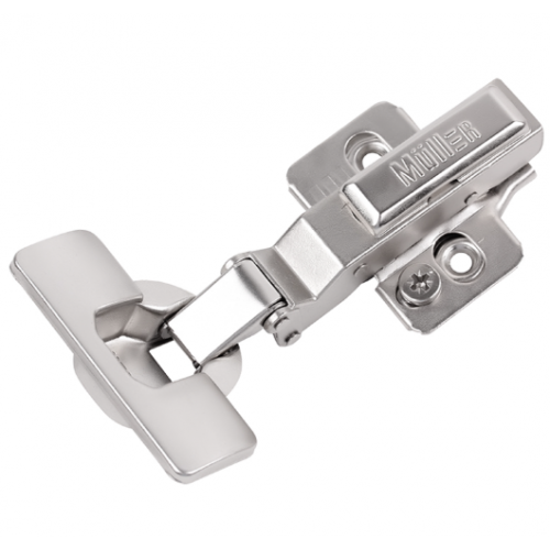 Петля мебельная угловая Muller 45° Clip-On d 35 мм с доводчиком (714568)