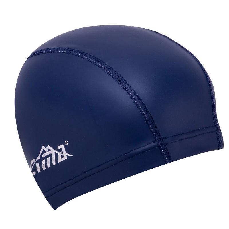 Шапочка для плавания Zelart CIMA PL-7034 Темно-синий (DR011397)