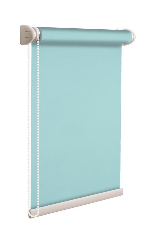Рулонная штора NewTex Амели LUX 100х165 см Голубой (12)