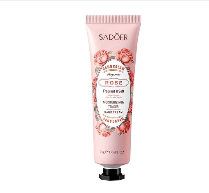 Крем для рук парфюмированный Sadoer fragrance and soft Роза 30 г (2112544141)