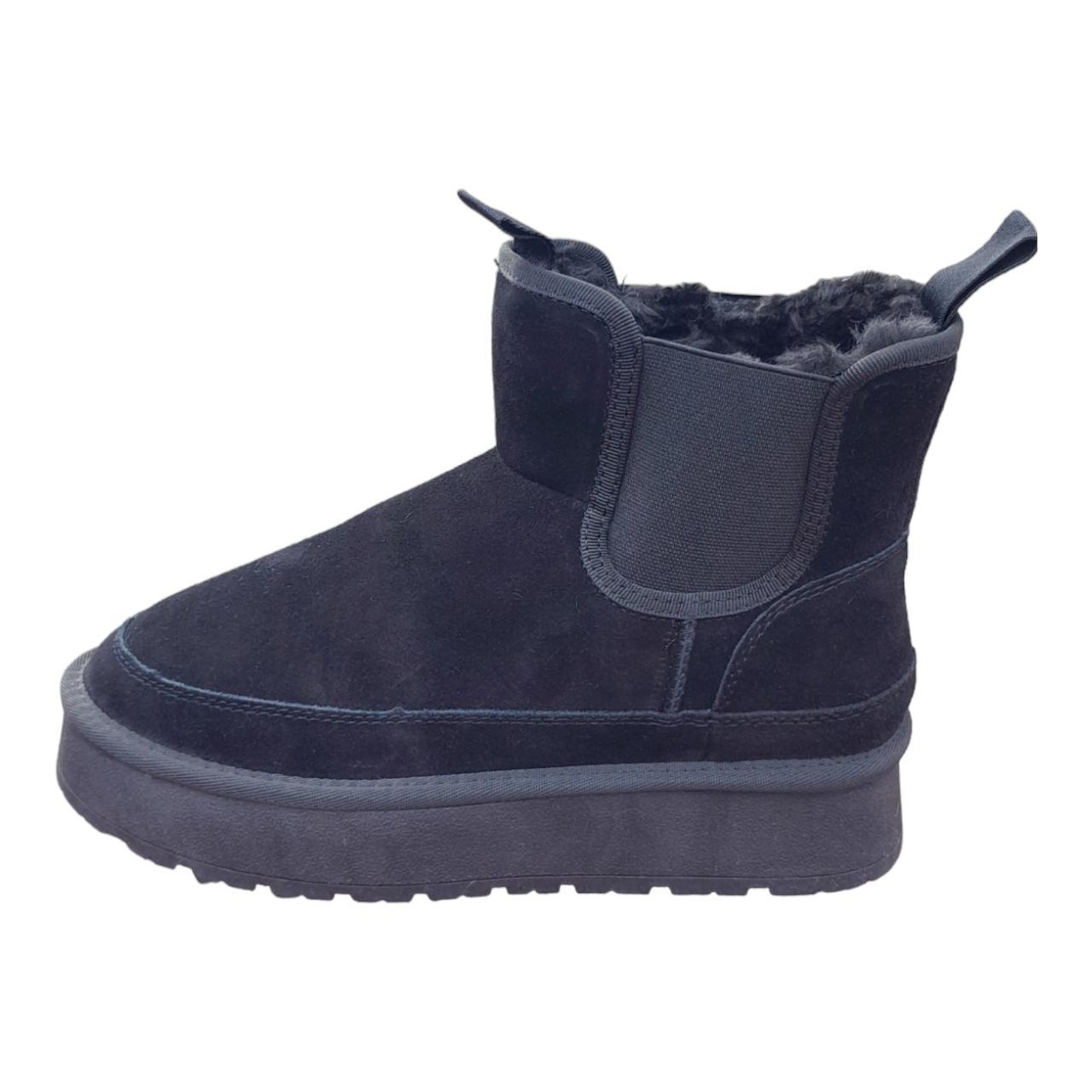 Уги жіночі замшеві Hengji р. 36 Чорний (2010659070) - фото 5 Уги жіночі замшеві Hengji р. 36 Чорний (2010659070) - фото 5