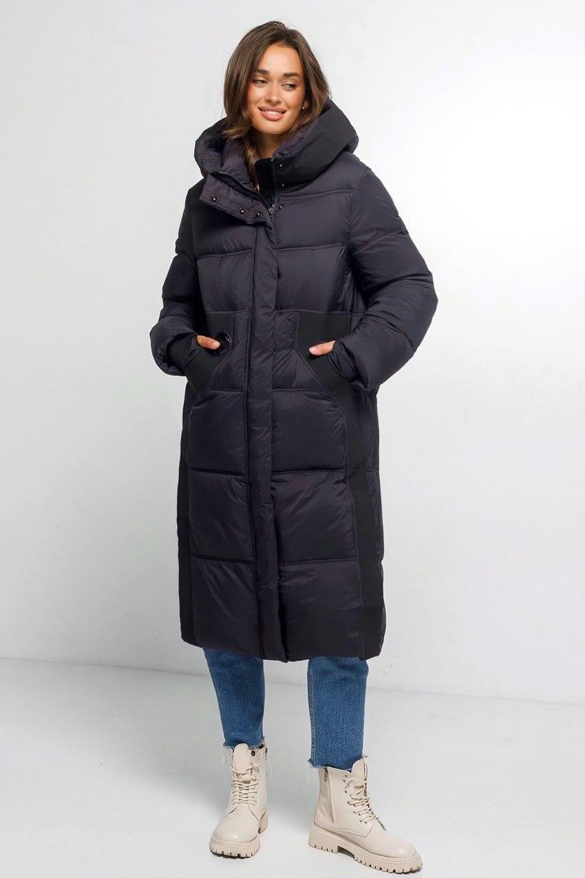 Куртка-пуховик жіноча M Чорний (23352/M) - фото 6 Куртка-пуховик жіноча M Чорний (23352/M) - фото 6