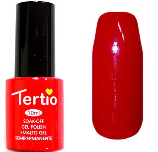 Гель-лак Tertio 005 Классический красный без блесток и перламутра.