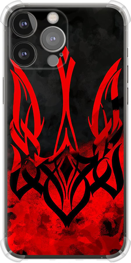Чехол на iPhone 13 Pro Max Герб Украины v2 (5312sp-2371-42517)