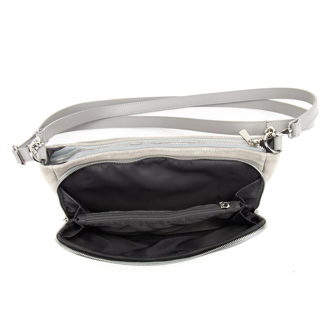 Жіноча сумка кросбоді Tavinchi CH-001G-Y сіре (2742679619) - фото 7 Жіноча сумка кросбоді Tavinchi CH-001G-Y сіре (2742679619) - фото 7