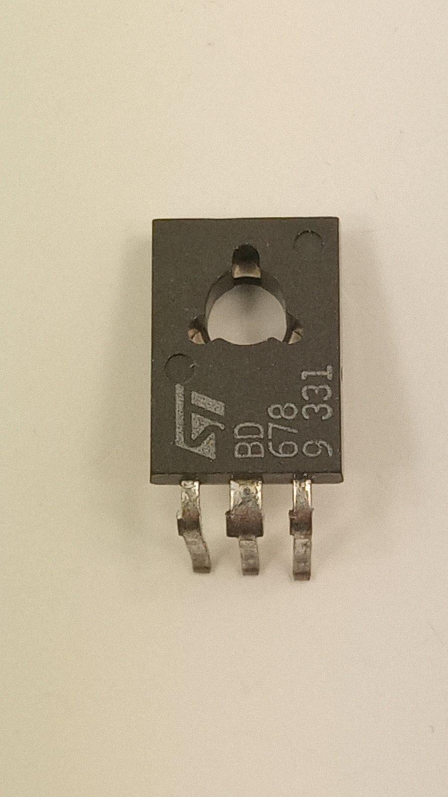Транзистор BD678 Darlington pnp 4A 60V TO-126 (15369)