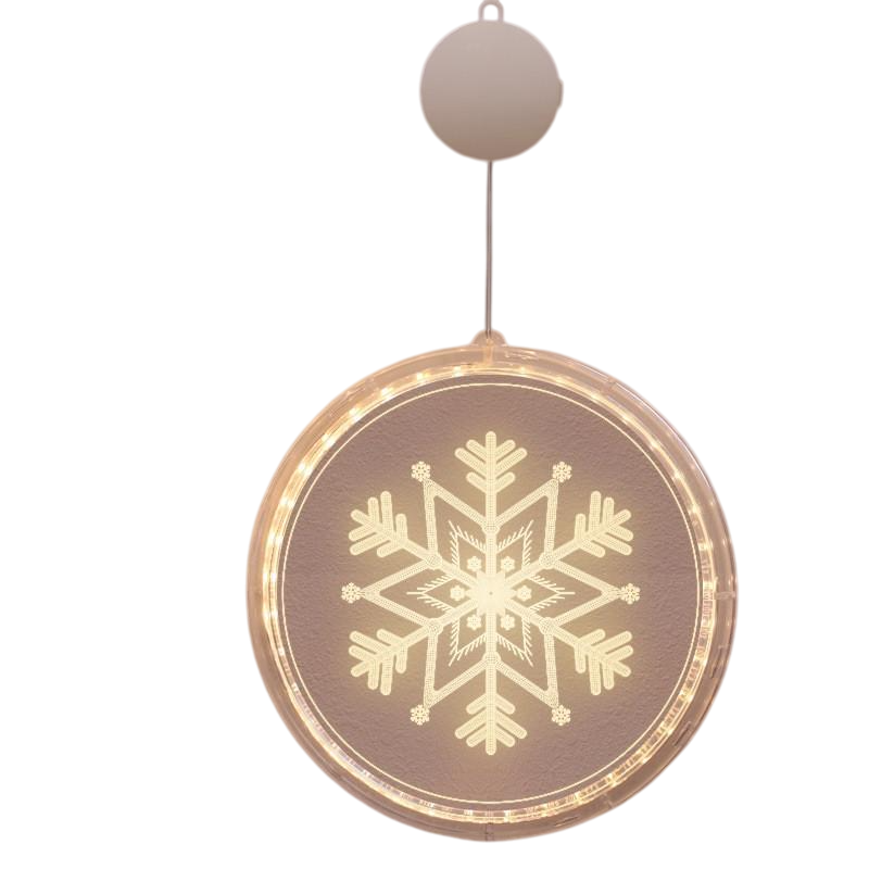 Светильник Decoration 3D LED Снежинка на подвеске