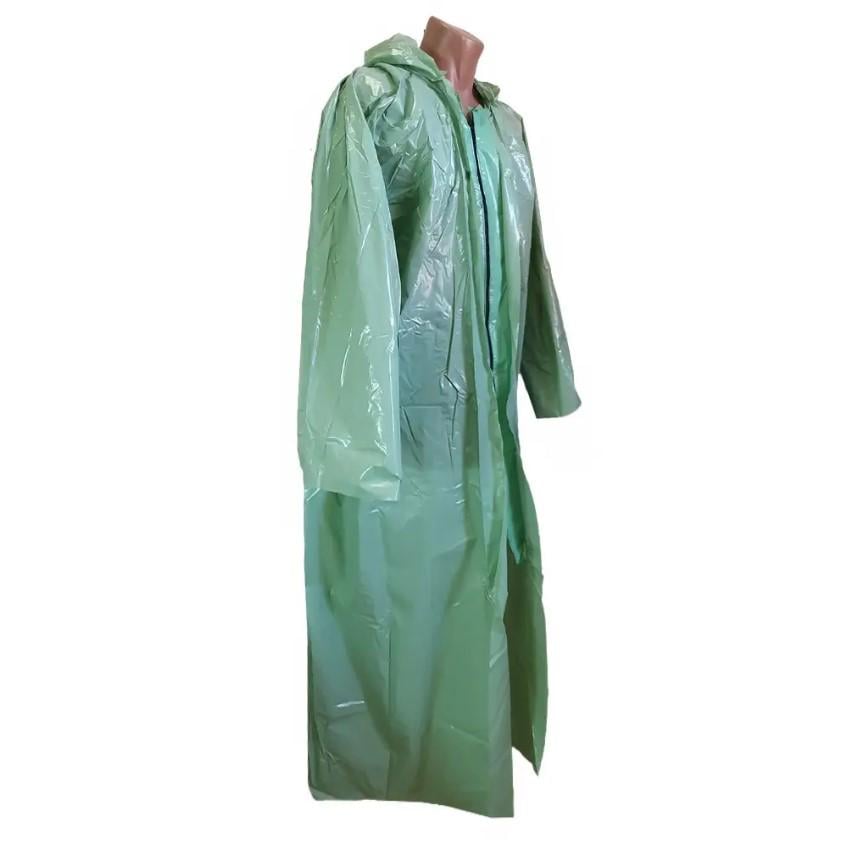 Дощовик багаторазовий на блискавці універсальний 70 мкн Оливковий (7G-Y-20282) - фото 2