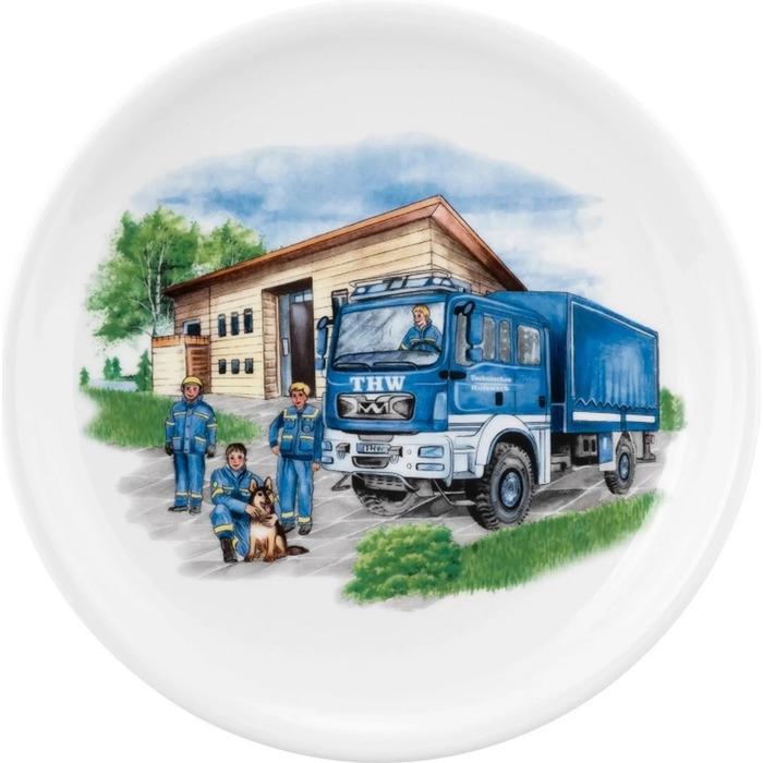 Тарелка обеденная Seltmann Weiden Compact Blaulicht 25,5 см