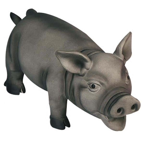 Іграшка для собак Порося Flamingo Swine Black хрюкаюче латекс Чорний (504212)