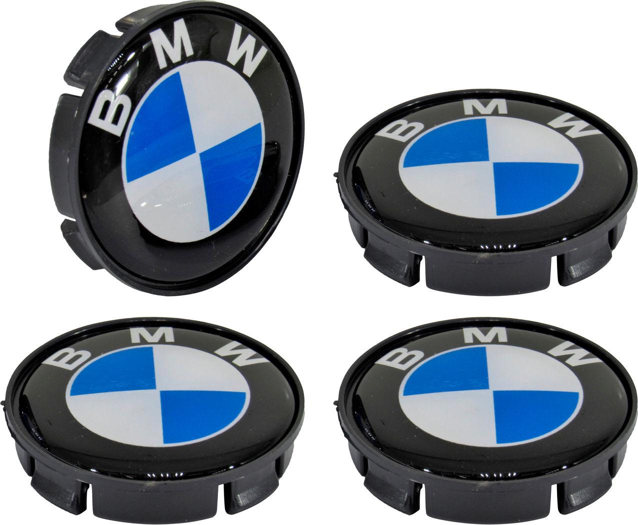 Колпачки для титановых дисков BMW КНР 60/55 мм Черный