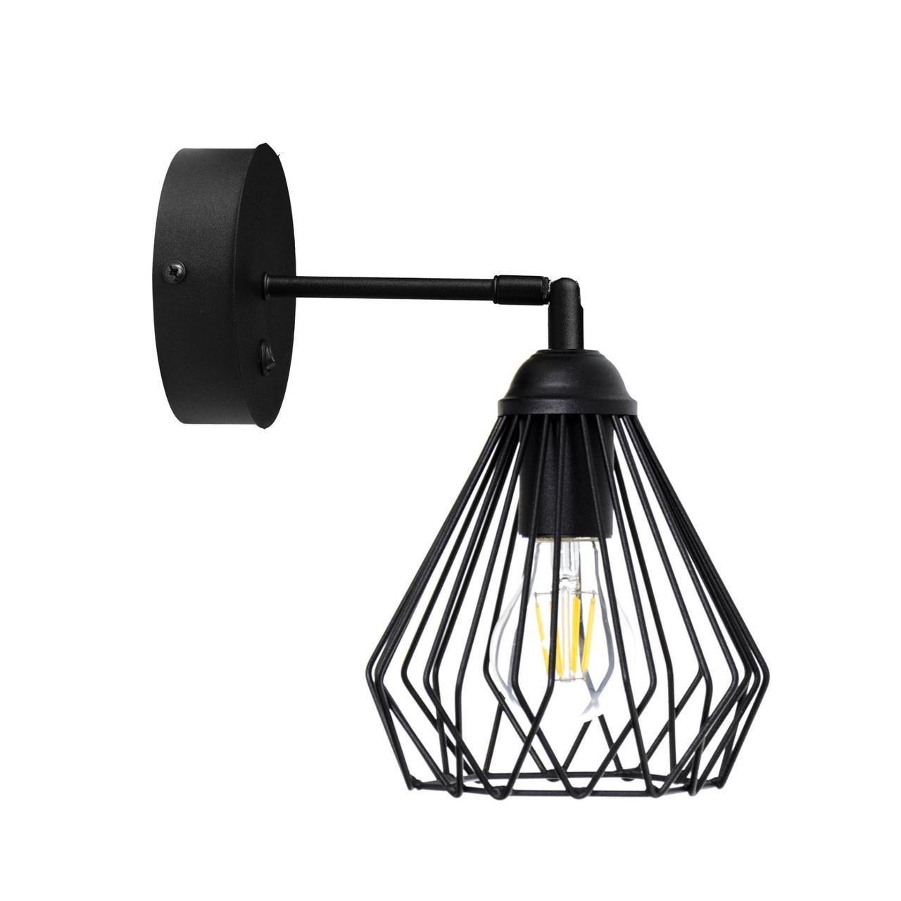 Бра с выключателем Dribble W160-BT Black